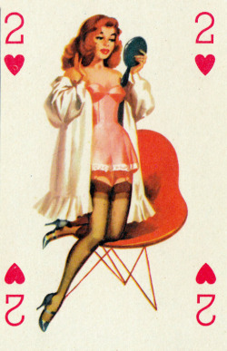 vintagegal:  1950’s Playing Card 