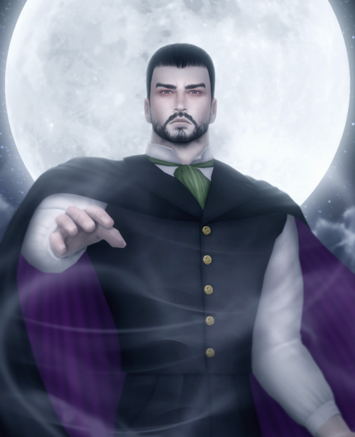 My OC sim Concepts- Piteous (Theo) Blackstone -God of The Death, Moon and Night.Black and dark color