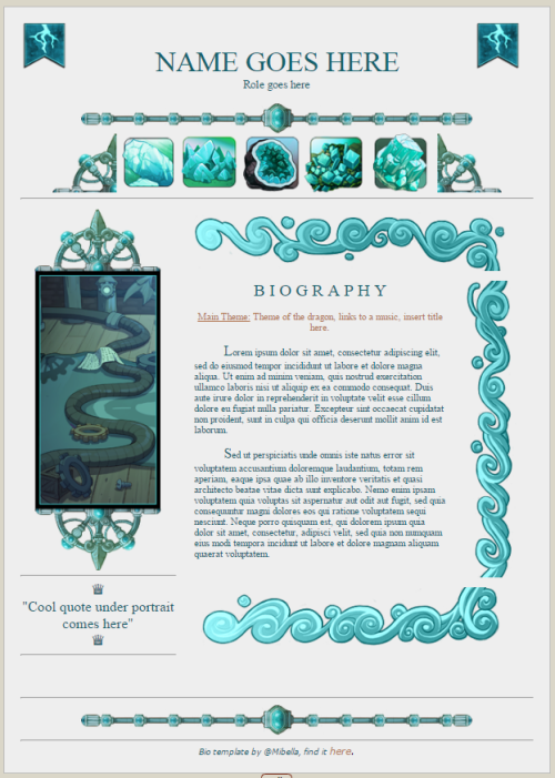 Heres Some Sweet Free Template Bios And Ressources You Can Find Here!