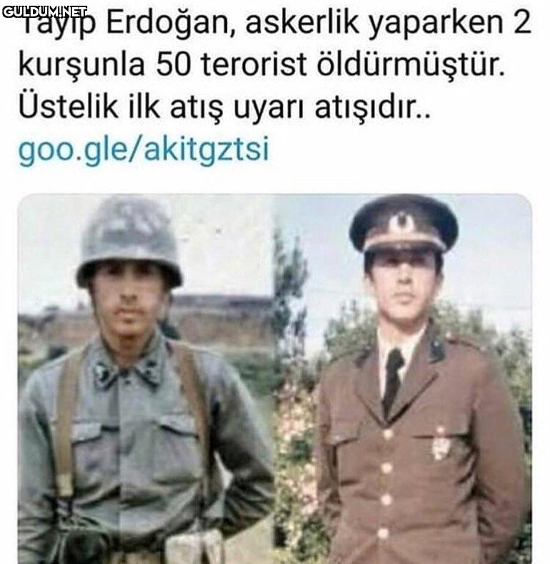 Tayip Erdoğan, askerlik...