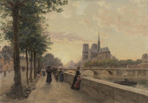 keirabisexual: Le quai de la Tournalle, c. 1900. Marie-François Firmin-Girard (France, 1838-1921)  