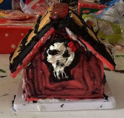 john-egberts-floating-arms:  bitch-youdontknowmylife:  So I was making gingerbread houses with my sisters because we were bored. Here’s mine:  Here’s my youngest sister’s:  And here is our middle sister’s:   Happy Birthday Jesus!  I know who’s