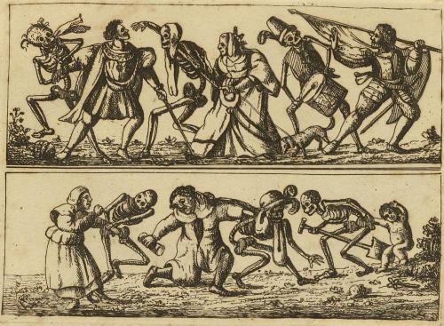 blackpaint20:  Danse macabre The dance from Holbein’s dagger scabbard