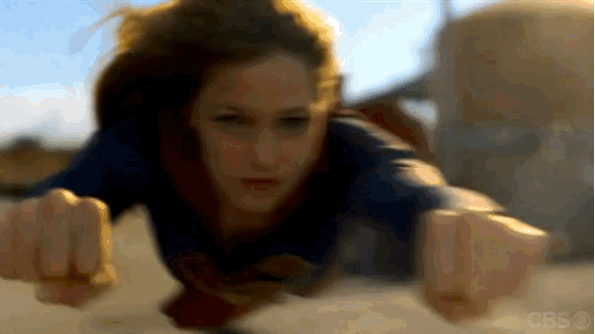 Supergirl coming your way, so you better watch out.