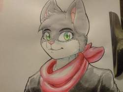 watercolour practice Character   Gil Furaffinity.net/user/Gil  