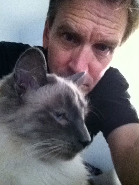 Bill Moseley And His Cat