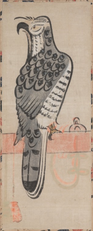 cma-japanese-art: Falcon, 1615, Cleveland Museum of Art: Japanese ArtThis otsu-e painting depicts a 