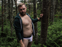 foxxadams:The things I do when we go to the woods.