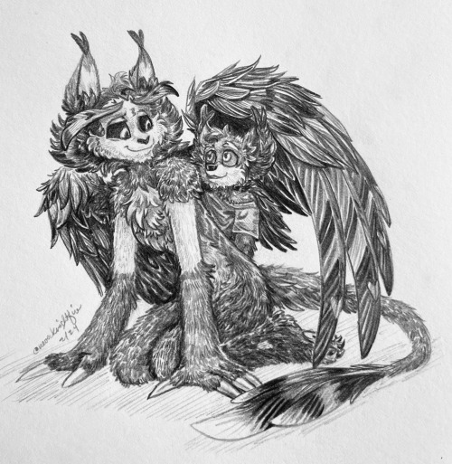 I Think Sometimes Husk Gets Nostalgic For The Days When Chance Was Small Enough To Hide Under His Wings