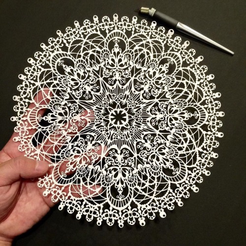 mayahan: Intricate Pape-Cut Art by Japanese artist Riu 