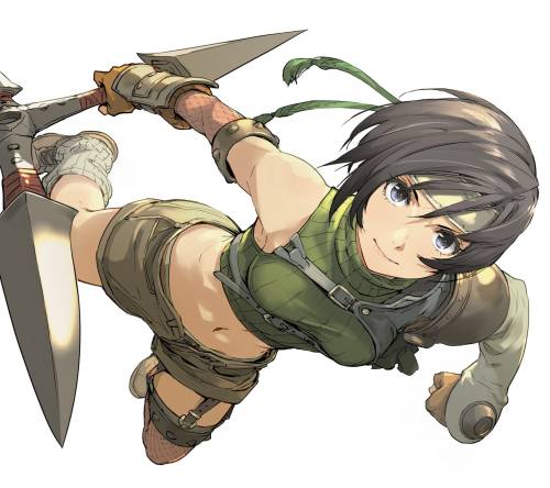 Yuffie, Final Fantasy VII by Enonami