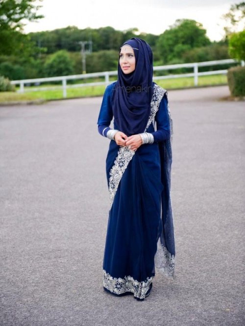 Saree with Hijab