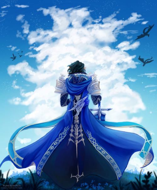 runescratch: A lord commander as blue as the sky itself.