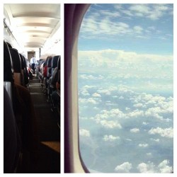 Day 29: sky view: at 37,000 ft. On a place