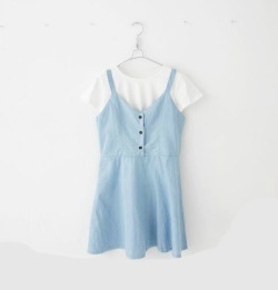 coquettefashion:  Denim Dress