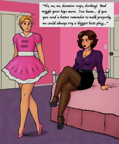 forciblyfeminized: sissy-queer-wannabe: “a bigger butt plug”?!!!  ;-) Boys forced t