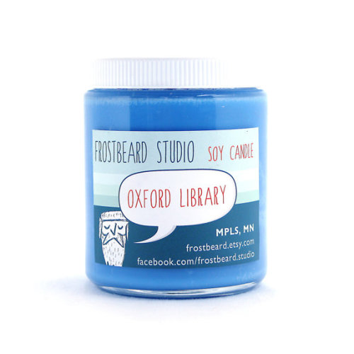 heartbreakisahorcrux:etsy:Book-scented candles for bibliophiles from Frostbeard. I bought the P