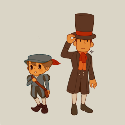Labyrintha AU! Basically, Labyrinthia, the Storyteller, magic, and witches are all real in this AU and part of a larger fantasy setting inhabited by PL and AA characters. Read on for character bios. Professor Layton has dedicated his life to studying and documenting one of the greatest puzzles of his world: magic. He is especially interested in the Lost Magic of ancient civilizations and how their long-forgotten relics continue to hold incredible power. Magic has become highly politicized under the Storyteller’s rule, but Layton maintains a neutral outlook, approaching the subject with an intellectual fascination. Certain circumstances soon force him to rethink his position. Luke possesses a magic that is unknown in a world that largely associates the concept with witches. He has the ability to communicate with animals. His reputation has gained him the title of the ‘Oracle’, one whose predications are largely based off the intel gathered by his animal companions, though this is known to only a select few. Considered an anomaly by the Storyteller, Luke seeks to learn more about his powers as the Professor’s apprentice and study Grey Magic, which exists beyond the confines of the Story.  #professor layton#luke triton#plvsaa #professor layton vs phoenix wright: ace attorney #hershel layton#labyrinthia#labyrinthia au