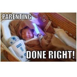 I always say I don&rsquo;t think I&rsquo;ll have kids&hellip;but if I do I will be this kind of parent. #awesomeparent #coolkids #starwars #amazing #cute #adorable #sweetdreams 