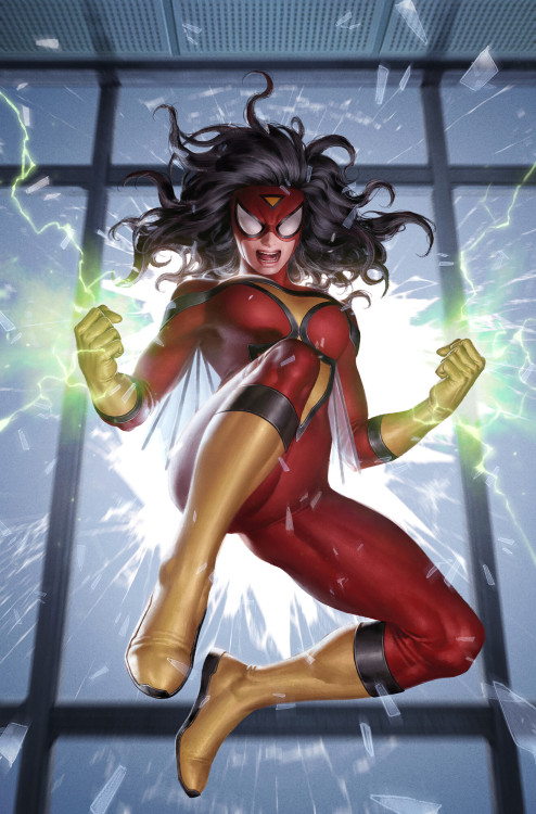 SPIDER-WOMAN #14 Cover  Junggeun Yoonwww.artstation.com/artwork/XnKGKy 