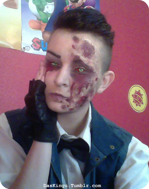 daskingu:  Eddie Gluskin [The Groom] Cosplay/makeup test.  I can’t believe I did