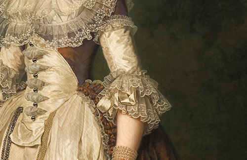 vivelareine:Detail from a portrait of Marie Antoinette and her children by Adolf Ulrik Wertmüller, 1