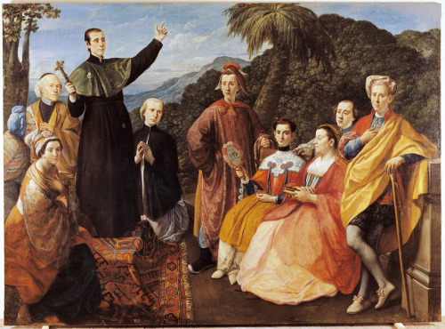 Portrait of the Quarantotti family or &ldquo;The family of the missionary&rdquo; by Marco Be