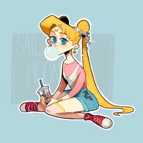 sailor-moon-rei:by  camicdraws