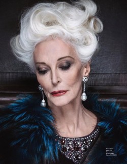 artofashion:  Supermodel Carmen dell’Orefice