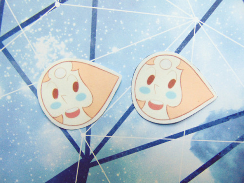 luke-warm-art: Pearl Points Sticker  Earn your own real life Pearl Points with this sticker. Display this sticker on your binder, folder, notebook, or anywhere else! Comes in a pack of 5 or individually. From the show Steven Universe. Sticker is all handm