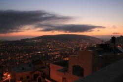 standwithpalestine:  Sunset in Nablus, Palestine. (By Ameed122)