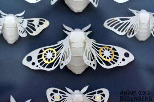 anineillustration: The beetles are joined by a flock of moths for tonights business view of the Degr