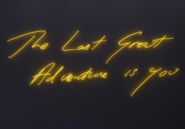 breathingvioletfog:  The last great adventure Tracey Emin, “The Last Great Adventure