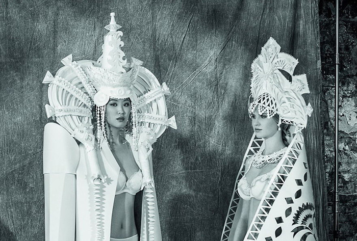 culturenlifestyle:  Paper Wrapped Bride Delivered Asya Kozina is a magician who turns