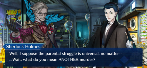 feotakahari: lapithae:bart found dead behind the chaldea kitchen, more at 9 Moriarty could start by 