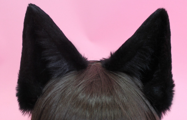 kittensplaypenshop:  Black Canine/Fox Ears &lt;3 Fully wired so you can make