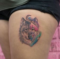 tattoosideas:    → Georgia Grey     LONEWOLF