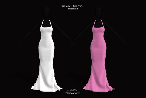 badddiesims:BADDDIESIMS GLAM DRESS [  PUBLIC RELEASE ]Custom Thumbnails High/Medium Poly HQ Textures