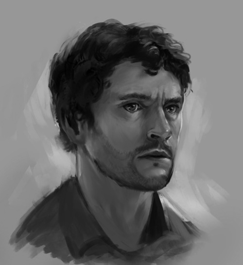 A study of Hugh Dancy in Hannibal, I wanted to keep my values mostly under control for this one, usi