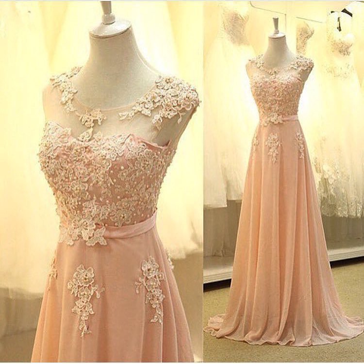 White floor length prom dress