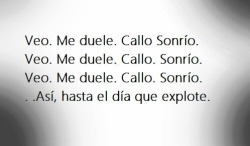 scary-girl:  Pero se que llegara el día en que estaré en paz, el día en el que ya no estaré aquí…  💔😔