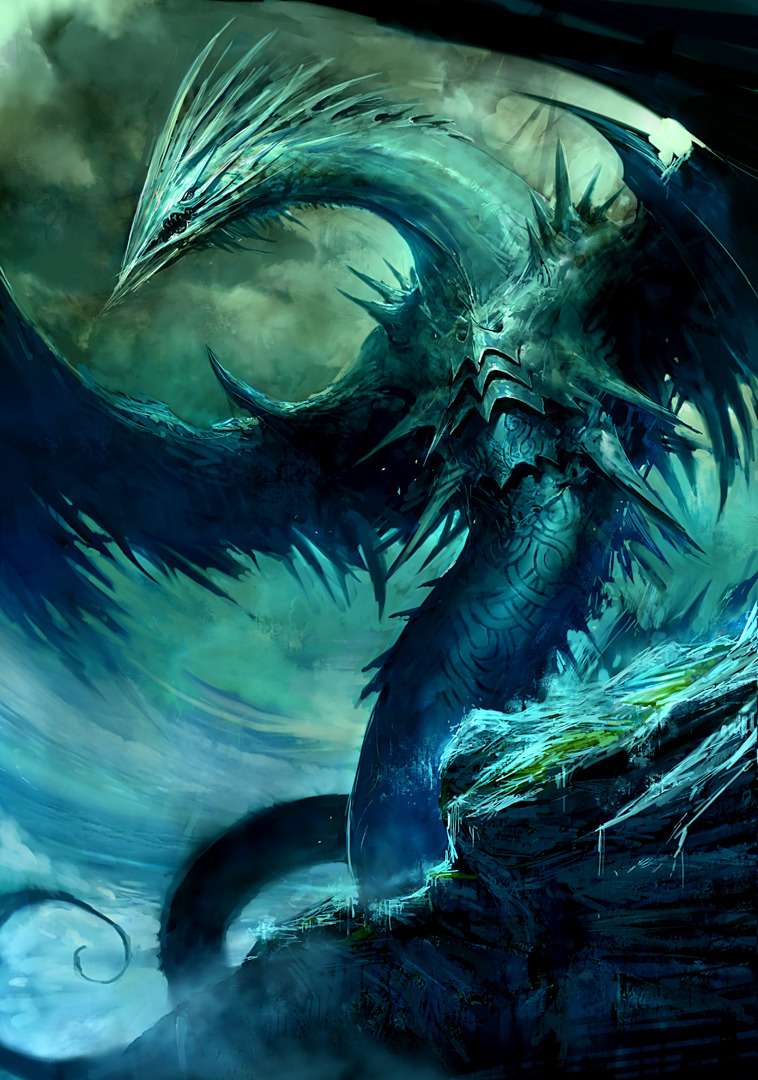 kekai-k:  Guild Wars Dragons circa 2007, the first designs I did for the potential