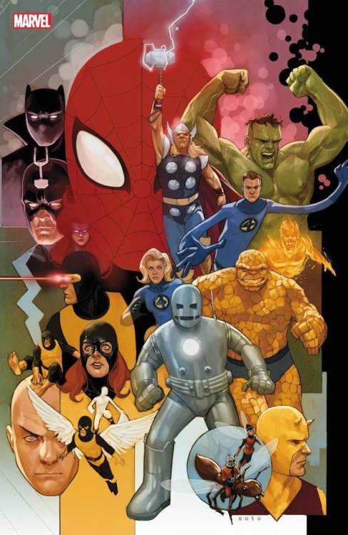 bear1na:  Avengers #12, Amazing Spider-Man #13, Immortal Hulk #11, and Champions #1 80th Anniversary variant covers by Phil Noto *  Marvel early Heroes