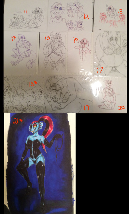 now for the NSFW VERSION. Sorry the pictures SUCKSelling Original sketches.So since I got interest in my post before, I’m gonna offer up all these for sale. I know the pictures are a bit blurry, but if you want to see anything up close please view my