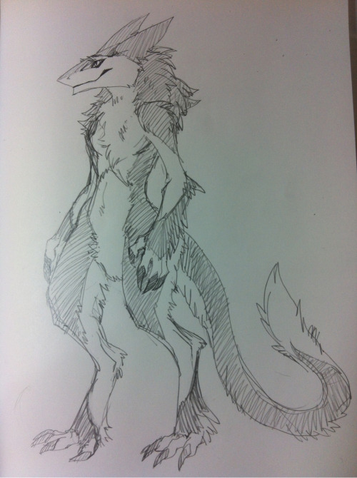 mootdamn:Someone said my Umbrae drawing looks like a Sergal. I know there are some similar features 