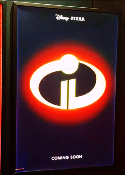 waltyensidworld:  Teaser poster for The Incredibles II seen on Disney Expo 