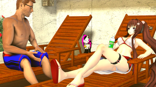 me talking to the yamato about her day with a kitty endy on the armrest.endy kitty  @love-ender