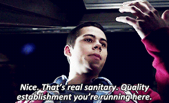  “Sarcasm is my only defense” 