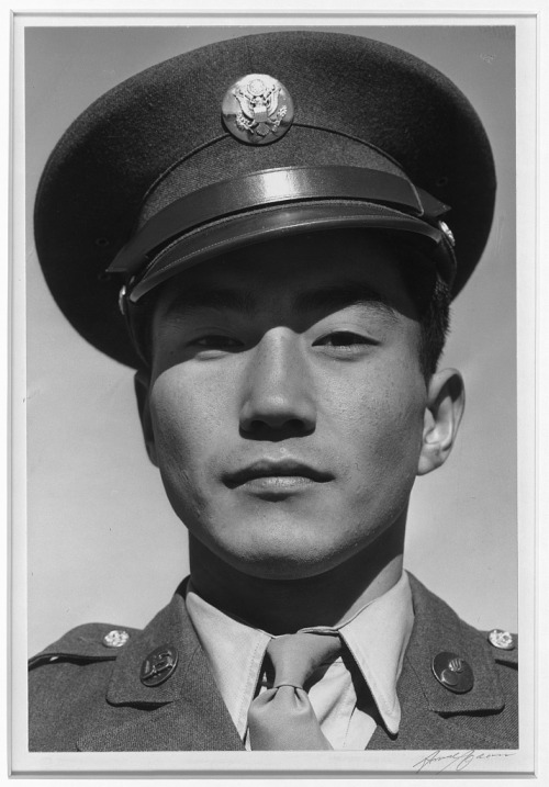 worldwar-two:Corporal Jimmie Shohara. His two ribbons are for good behavior pre-Pearl Harbor and Rif