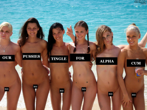 godlessgracie:Thank the pretty girls for their honesty reject. You don’t deserve to see an inch of t